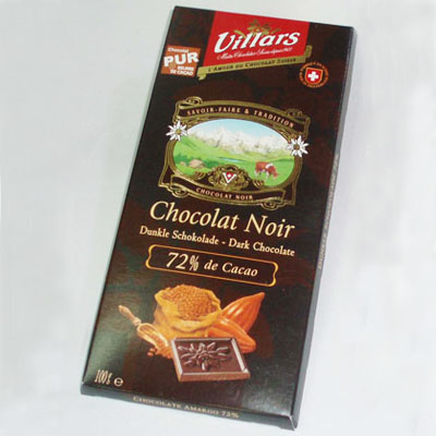 chocolate dark villars cny imported brand