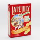 Late July Organic Mini Cheddar Cheese Sandwich Crackers