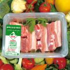 生态猪带骨方肉（带骨五花肉）（新鲜）