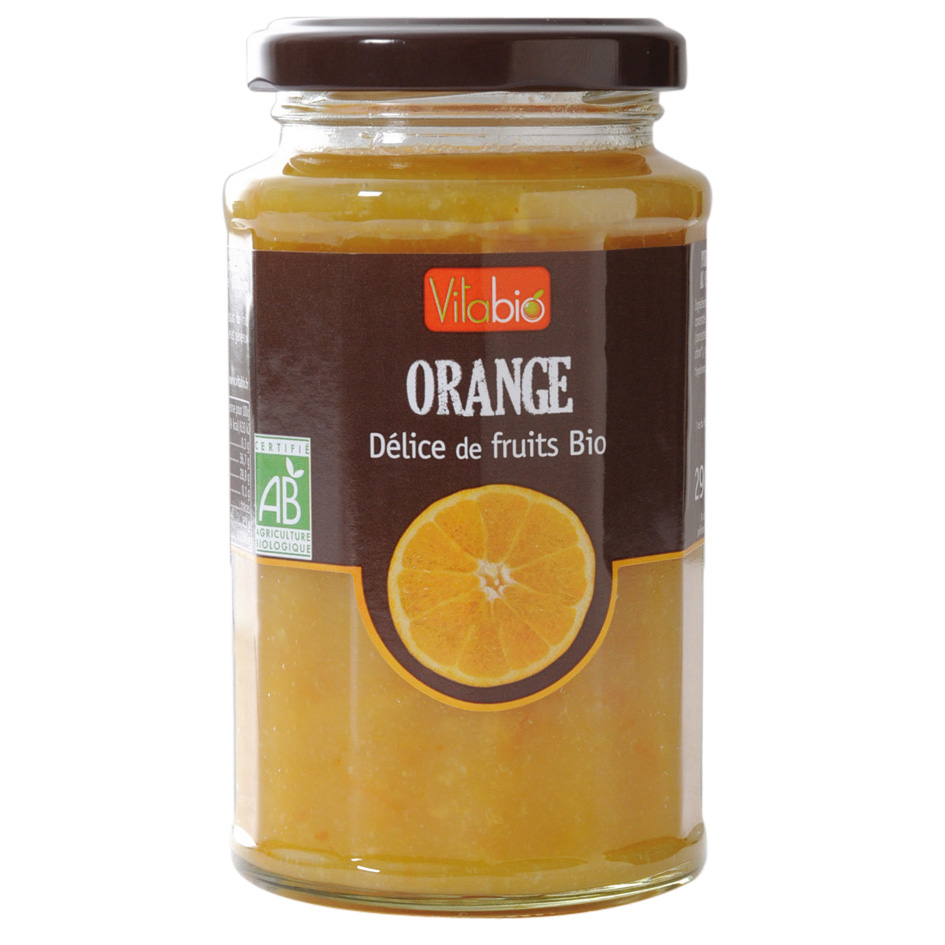 法国进口vitabio橙子果酱(德国bio和法国ab认证)