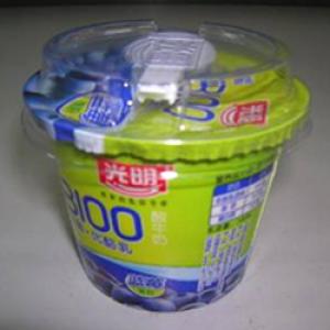 光明健能ab100蓝莓果粒优酪乳(100克,六杯装)_有机酸奶_康康奶店_所有